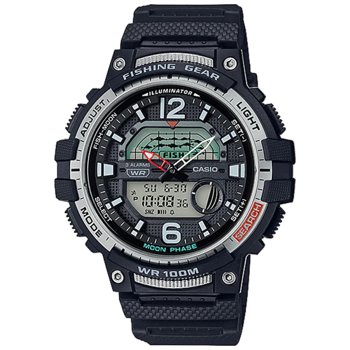 Casio Black Limited Edition Fishing Gear Watch WSC-1250H-1A