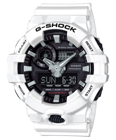 Casio G-Shock White Sport Watch GA-700-7ADR