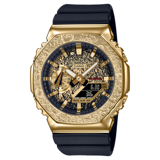 Casio G-Shock Black-Gold Digital Watch GM-2100MG-1ADR