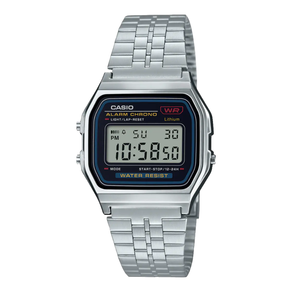 Casio Classic Digital Stainless Steel Watch A159WA-N1DF