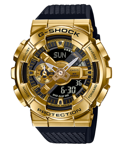 Casio G‑Shock Gold Metal Bezel Analog‑Digital Watch GM‑110G‑1A9DR