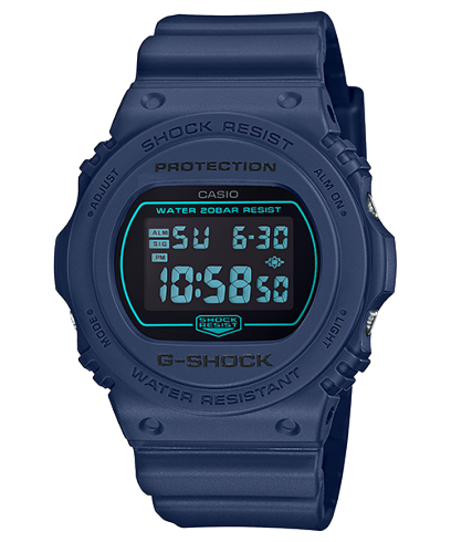 Casio G-Shock Men's Blue Digital Watch DW-5700BBM-2DR